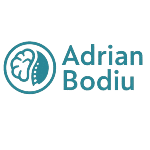 Logo simplu cu numele Adrian Bodiu