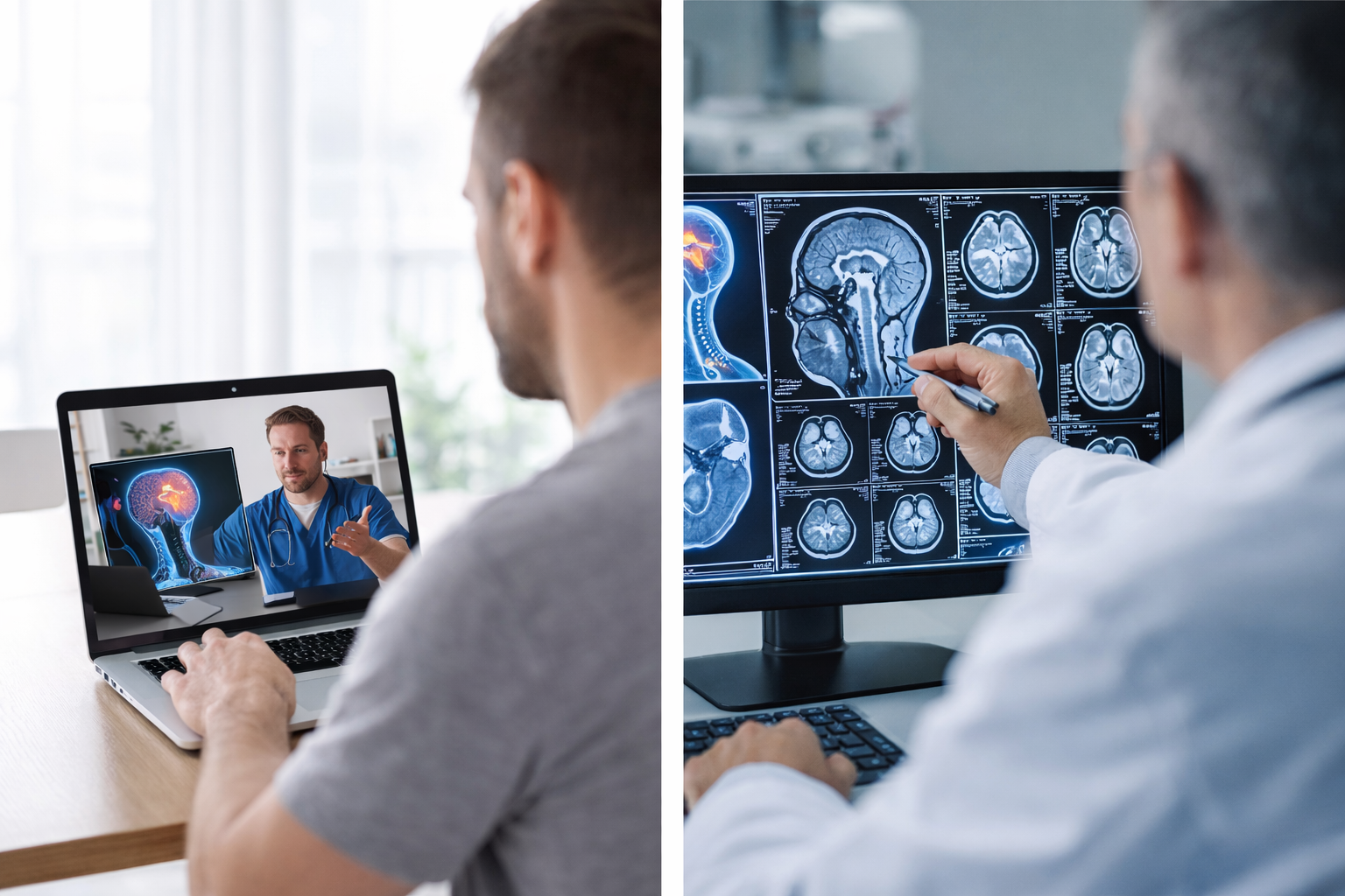 Interpretare RMN într-un consult neurochirurgie online